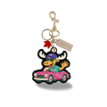 Canada Moose 3D PU Bag Charm Keychain with Fun Road Trip Canada Design