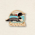 Twilight Loon Enamel Pin & Lapel Pin