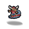Canada Surfing Moose Embroidered Magnet - Ocean Wave Rider, Maple Leaf Hat Travel Souvenir Gift