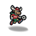 Canada Soccer Moose Embroidered Magnet - Sports Character, Football Player & Maple Leaf Hat Souvenir Gift