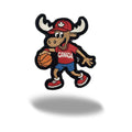 Canada Basketball Moose Embroidered Magnet | Maple Leaf Hat Sports Souvenir Gift