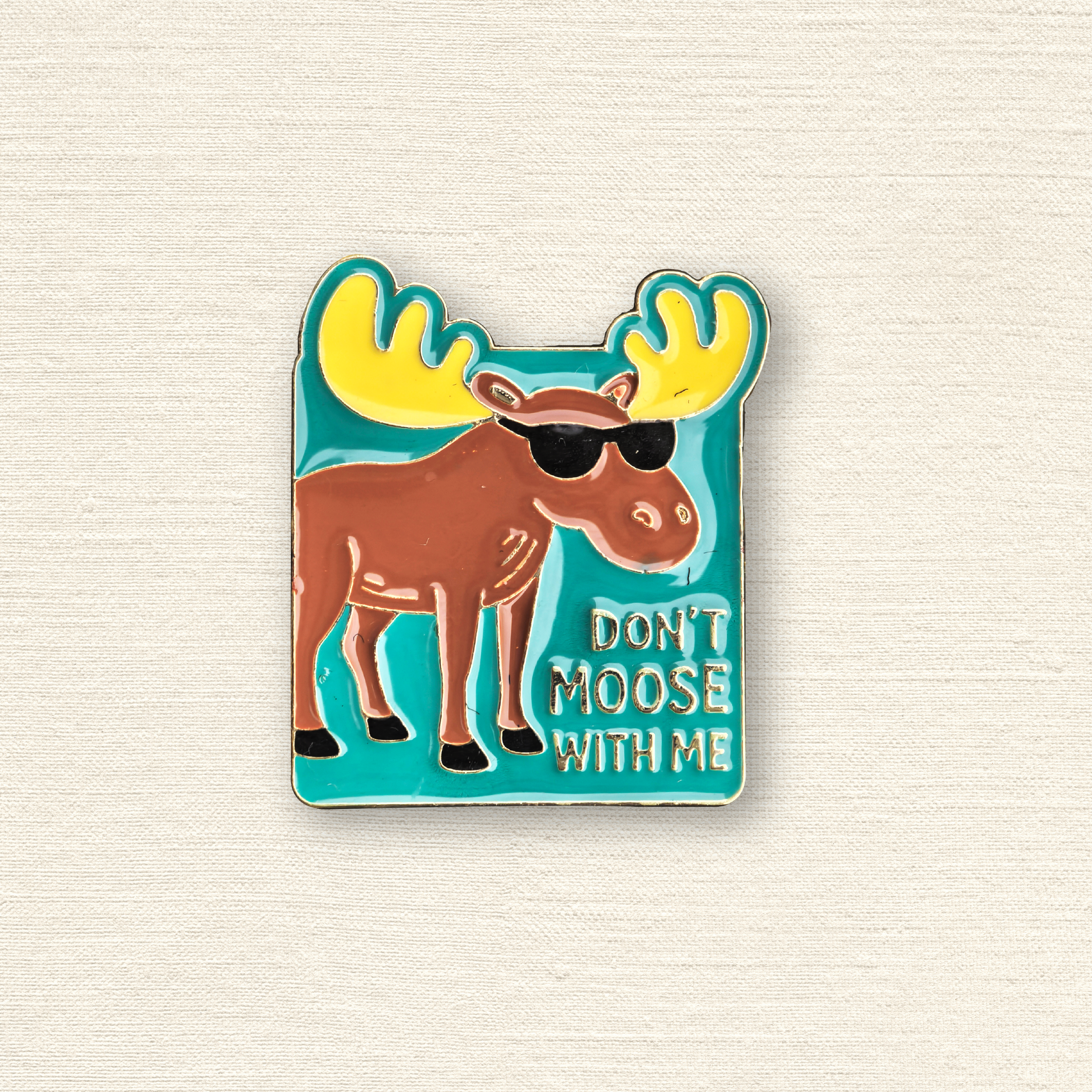 Don¡¯t Moose With Me Enamel Pin ¨C Funny Canada Moose Souvenir Gift Lapel Pins