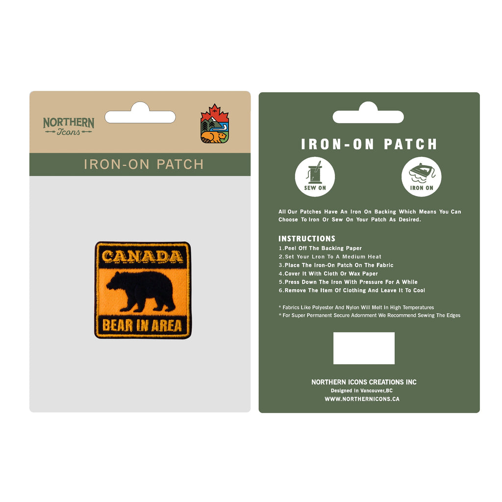 Canada iron-on embroidery patch