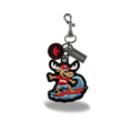 Canada Moose Surfing Embroidered Bag Charm Keychain Coastal Travel Souvenir