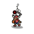 Canada Moose Basketball Embroidered Bag Charm Keychain Travel Souvenir Accessory