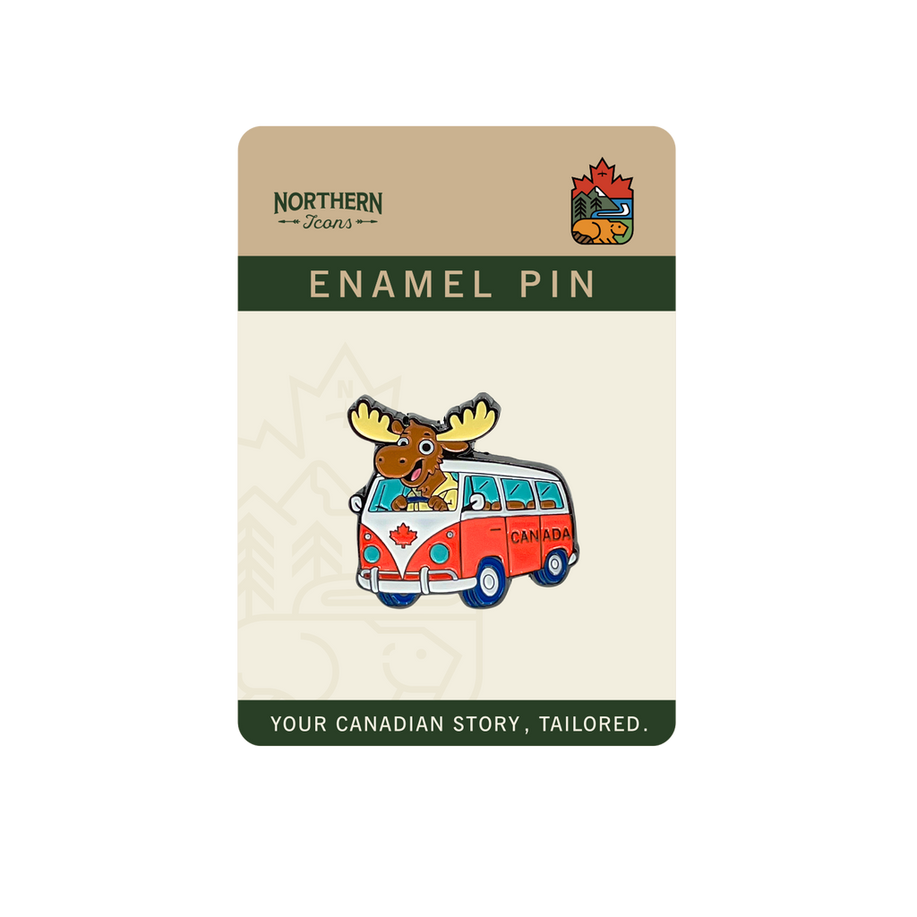 Canada Road Trip Moose Enamel Pin ¨C Wildlife Adventure Lapel Pins, Souvenir Gift