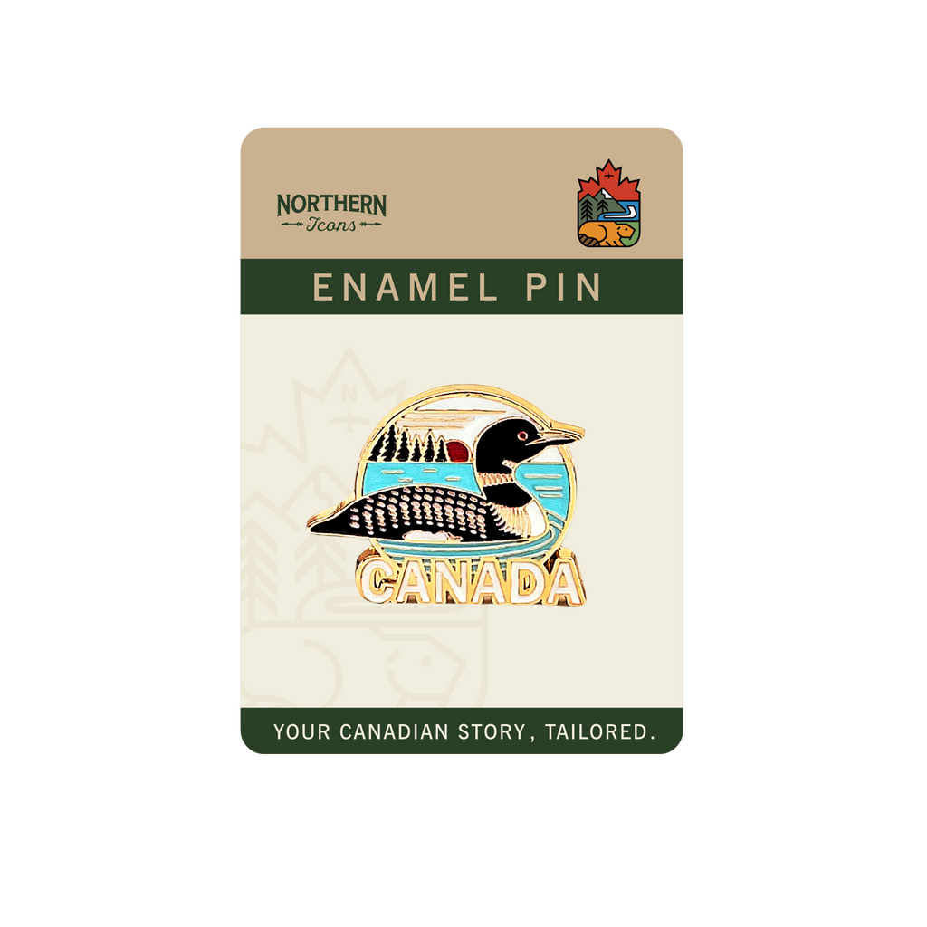 Twilight Loon Enamel Pin & Lapel Pin