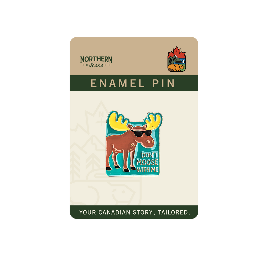 Don¡¯t Moose With Me Enamel Pin ¨C Funny Canada Moose Souvenir Gift Lapel Pins