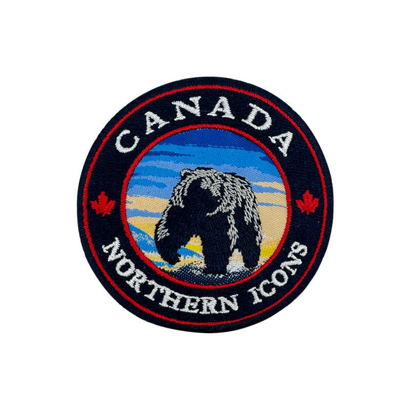 Canada iron-on embroidery patch
