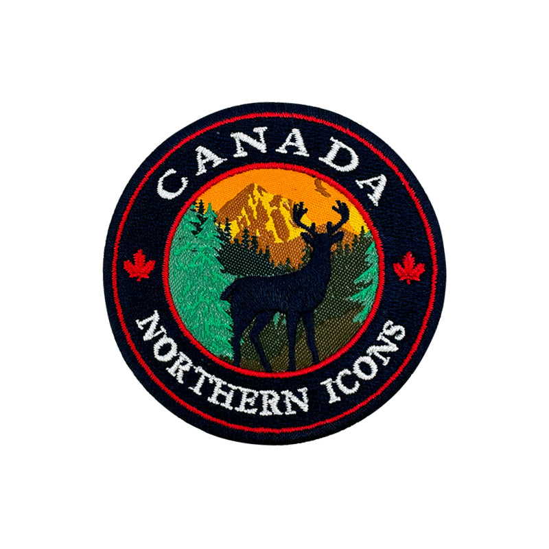 Canada iron-on embroidery patch