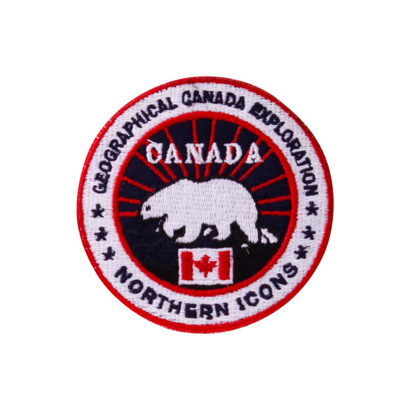 Canada iron-on embroidery patch